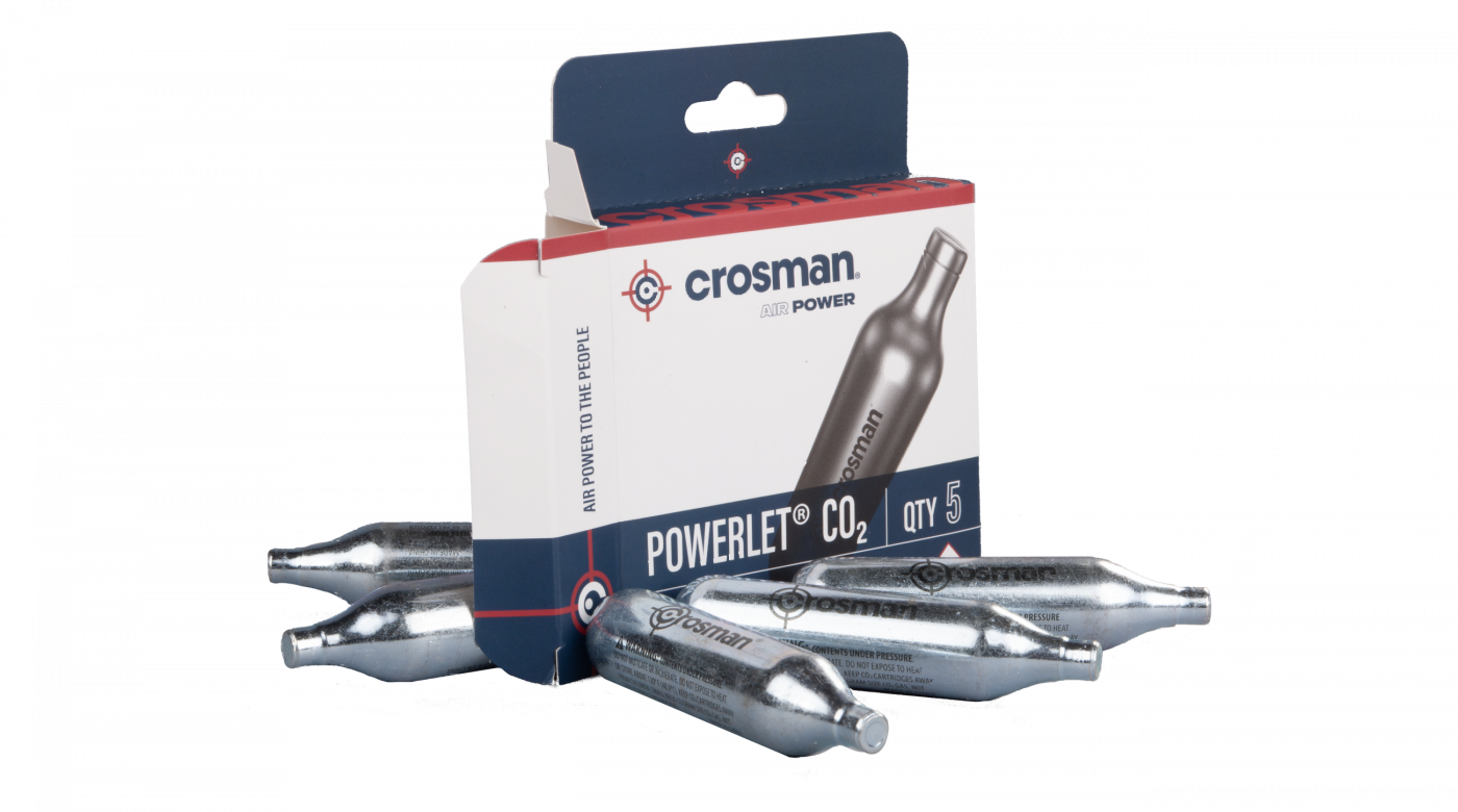 Crosman PowerletTM CO2 Cartridges - 5ct