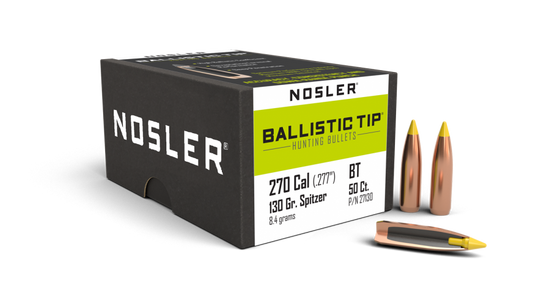 270 Caliber 130gr Ballistic Tip Hunting