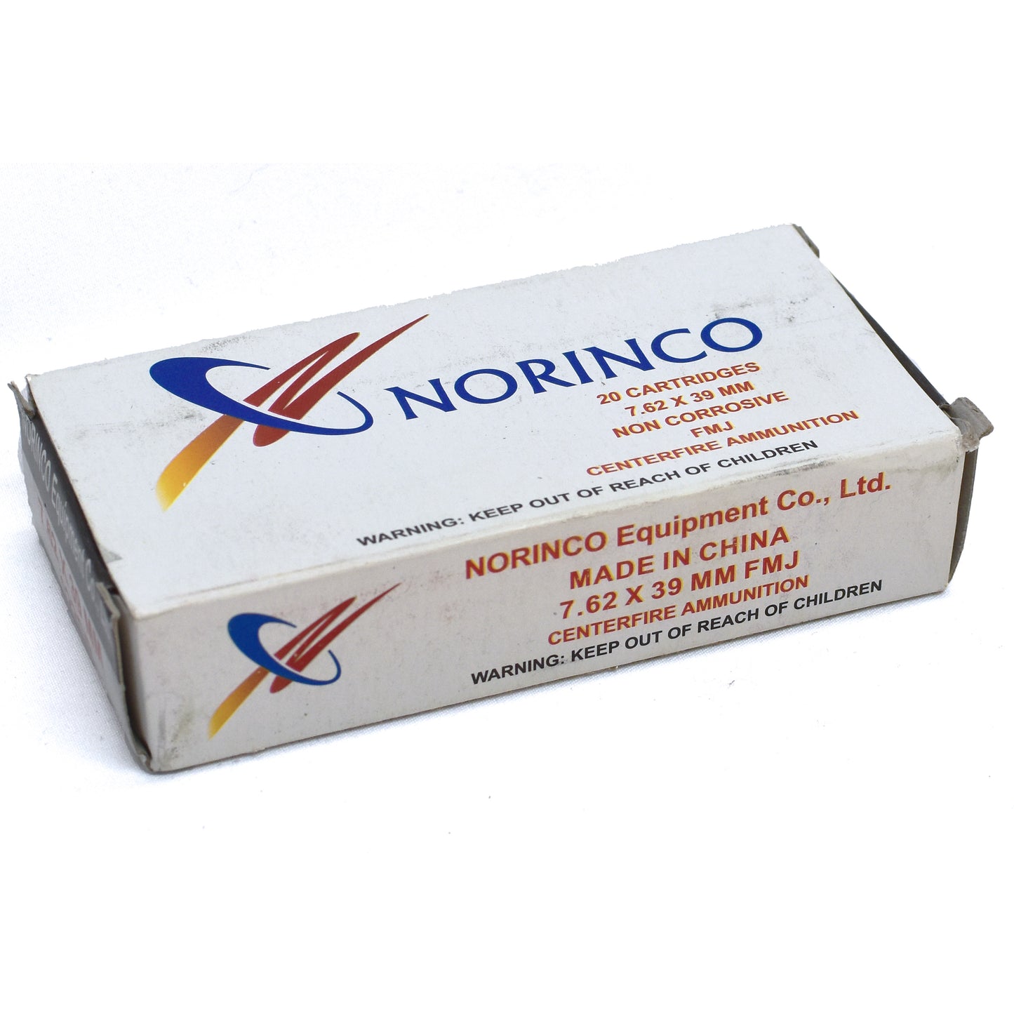 Norinco, 7.62x39mm, FMJ, Non corrosive (600 rnds)