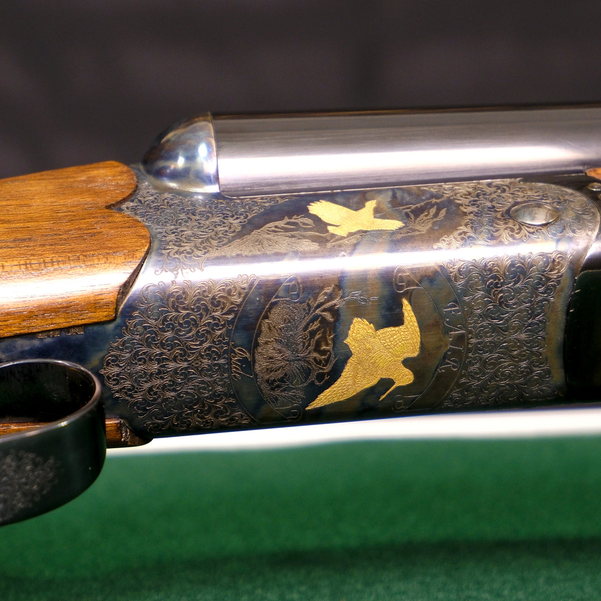 F.A.I.R Model Iside Tartaruga Gold, Side by side, 12 Gauge, 3" Chamber, 28" Barrel