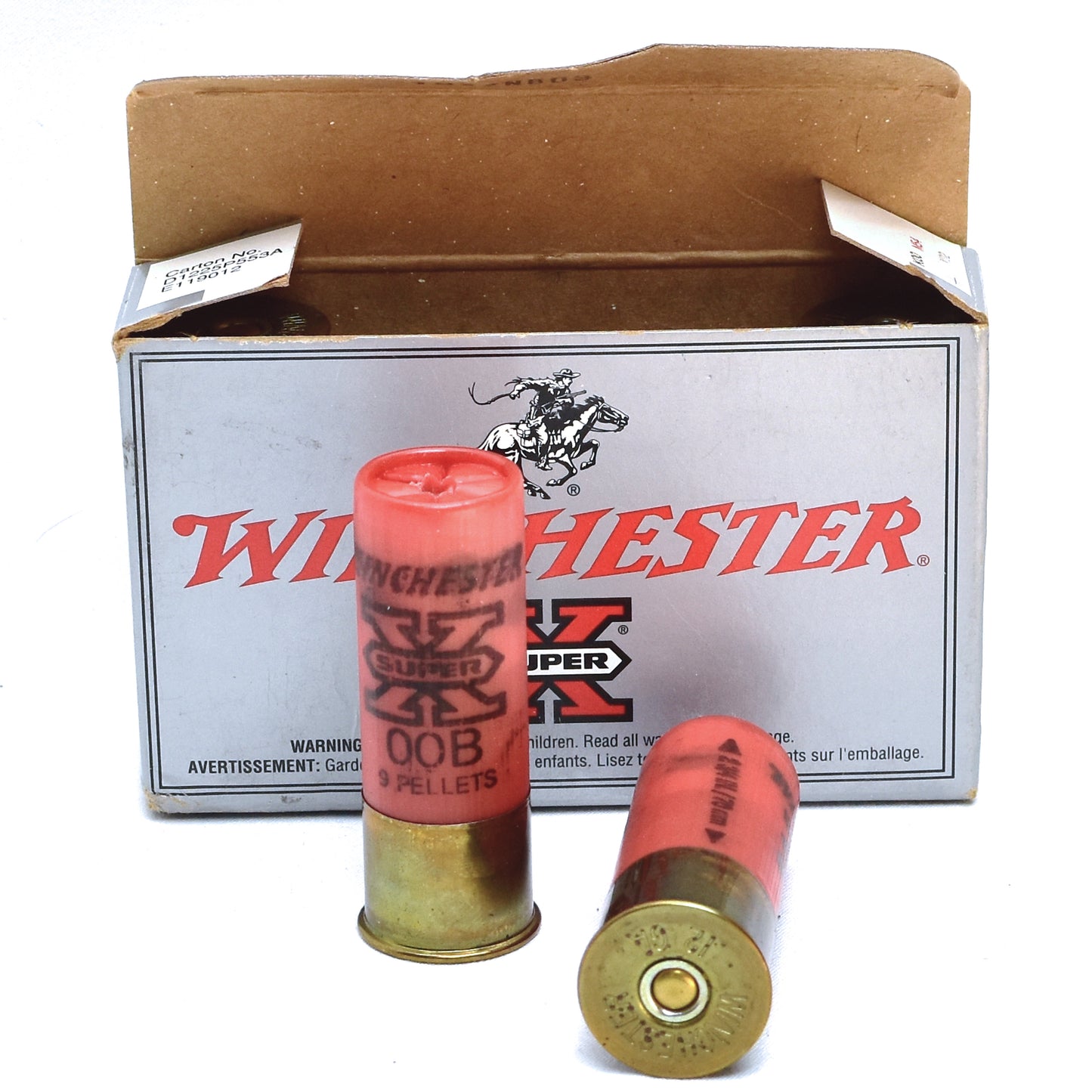 Winchester Super-X, 12 Gauge, 2-3/4", 00 Buck, 9 Pellet (5 rnds)