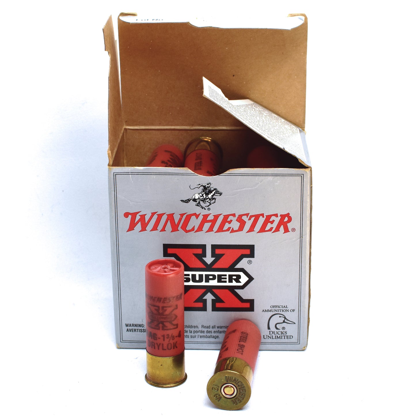 Winchester Super-X, 12 Gauge, 3", #4 Steel Shot, 1-3/8 oz. (25 rnds)