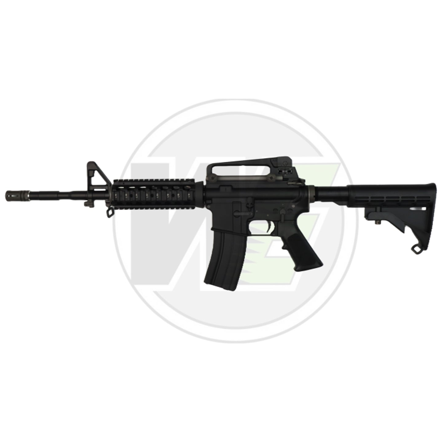 WE AIRSOFT, M4 RIS, Gas Blowback Rifle, 363mm Barrel  - Black