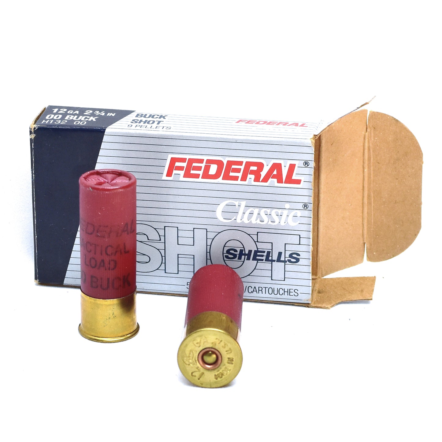 Federal, 12 Gauge, 2-3/4", 00 Buck, 9 Pellet (5 rnds)