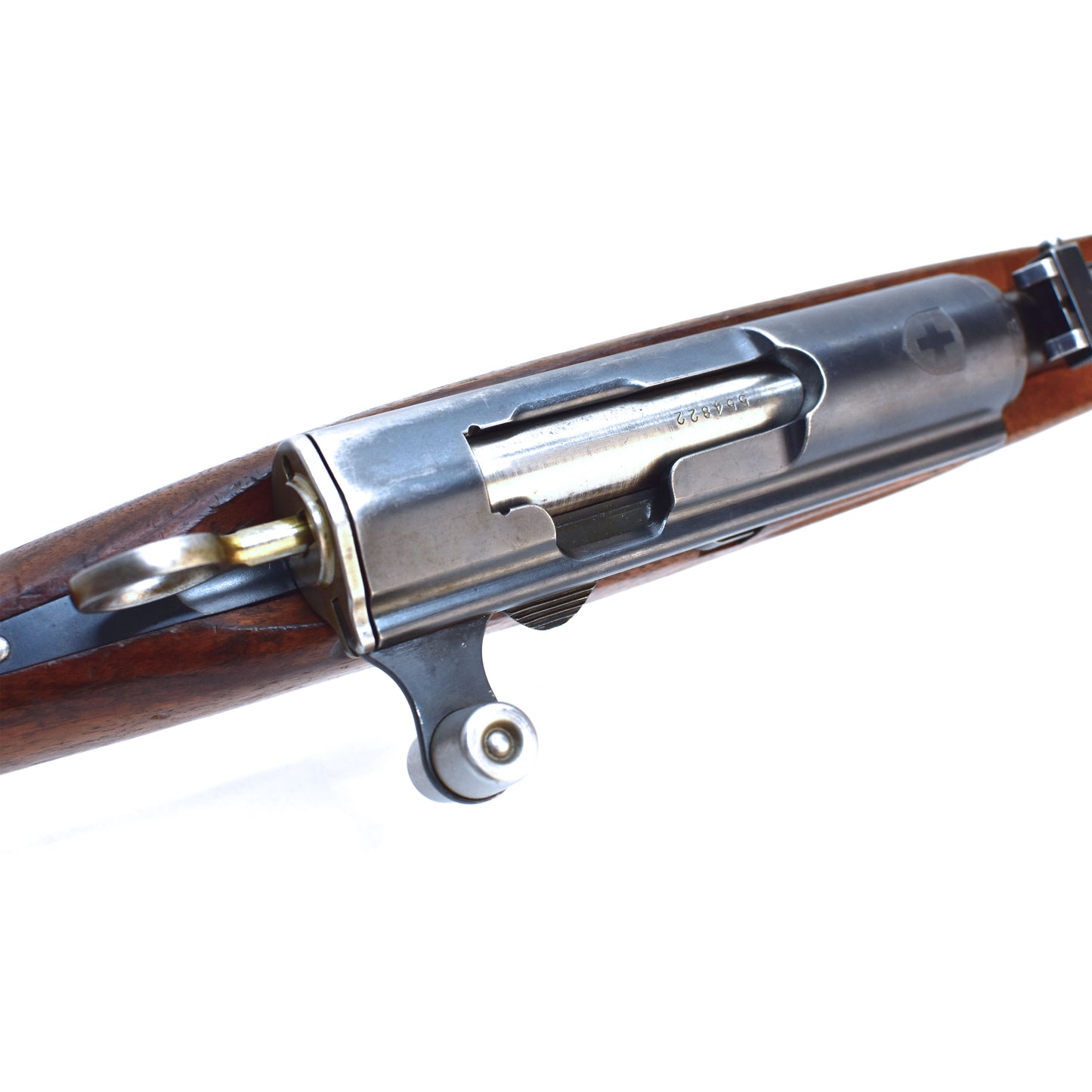 Swiss K31 Carbine. Bolt Action, 7.5x55mm Swiss, 25.5" Barrel