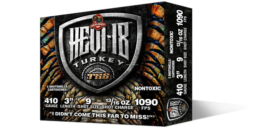 Hevi-Shot 410 Turkey Shotshell 3" 1090fps, 5rd per