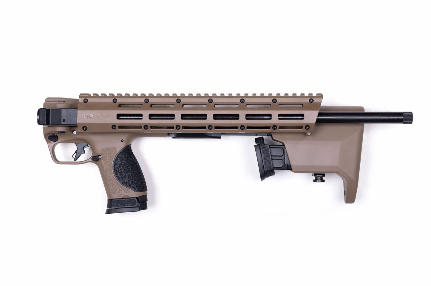 S&W FPC 9MM 18.6″ Barrel FDE Cerakote