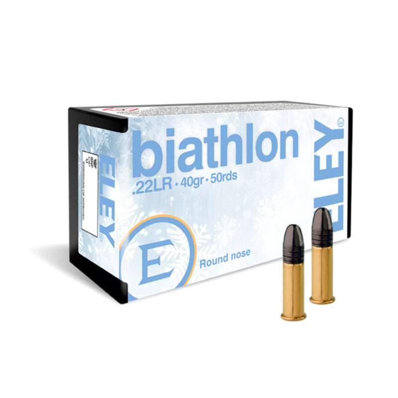 Eley Biathlon Club, .22 LR, Lead Round Nose, 40 gr. (50 rnds)