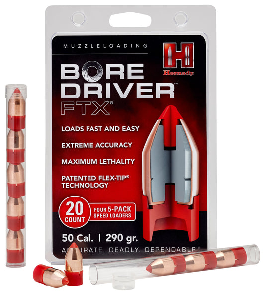 Hornady BORE DRIVER FTX Bullets 50 CAL.