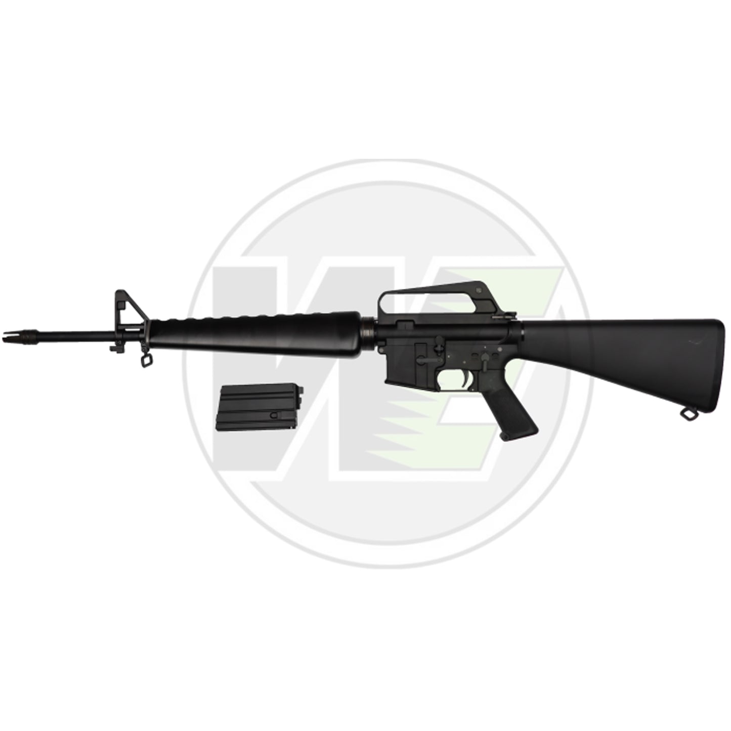 WE AIRSOFT, M16A1, Gas Blowback Rifle, 509mm Barrel - Black