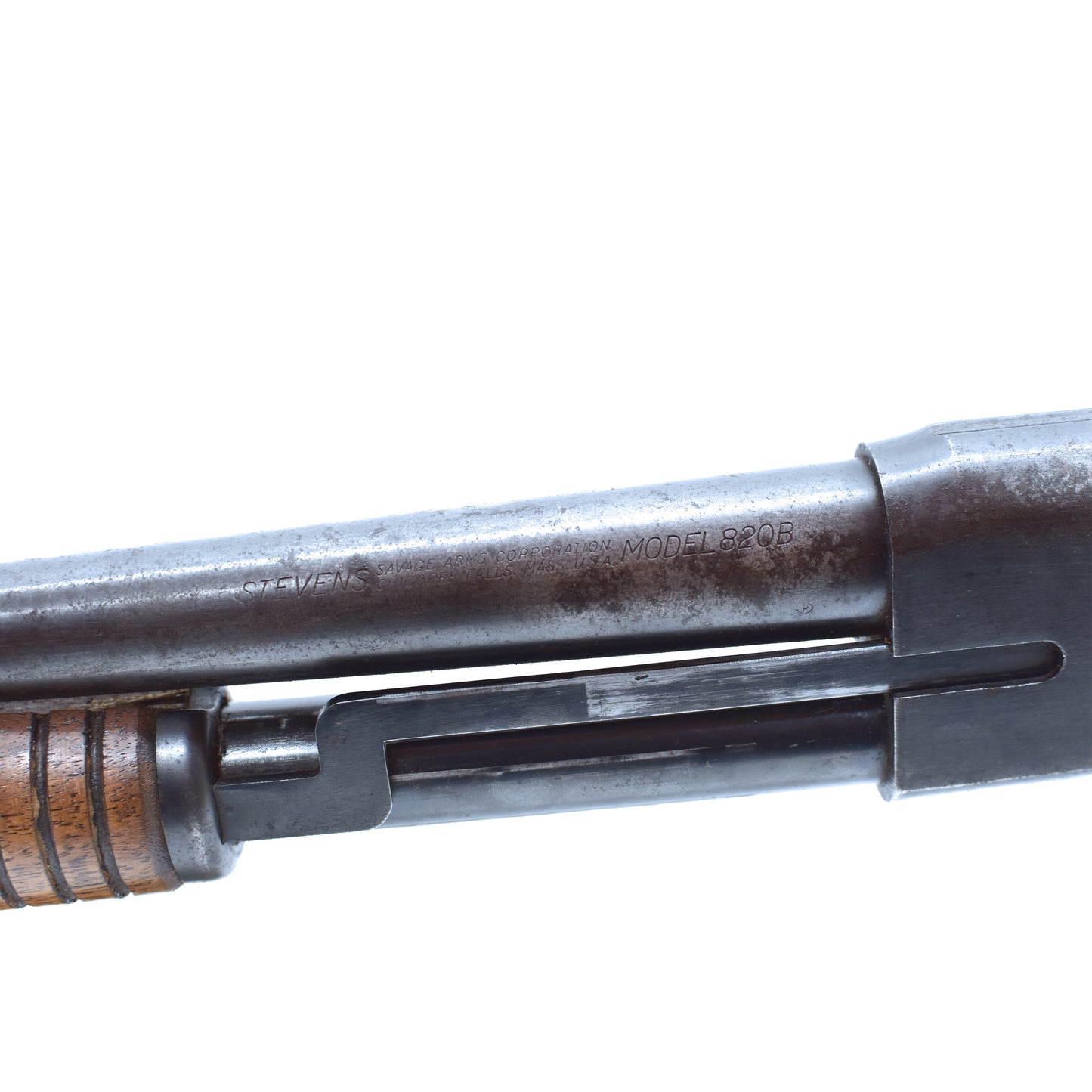 Stevens Model 820B, Pump Action, 12 Gauge, 2 3/4", With Poly Choke, 28" barrel