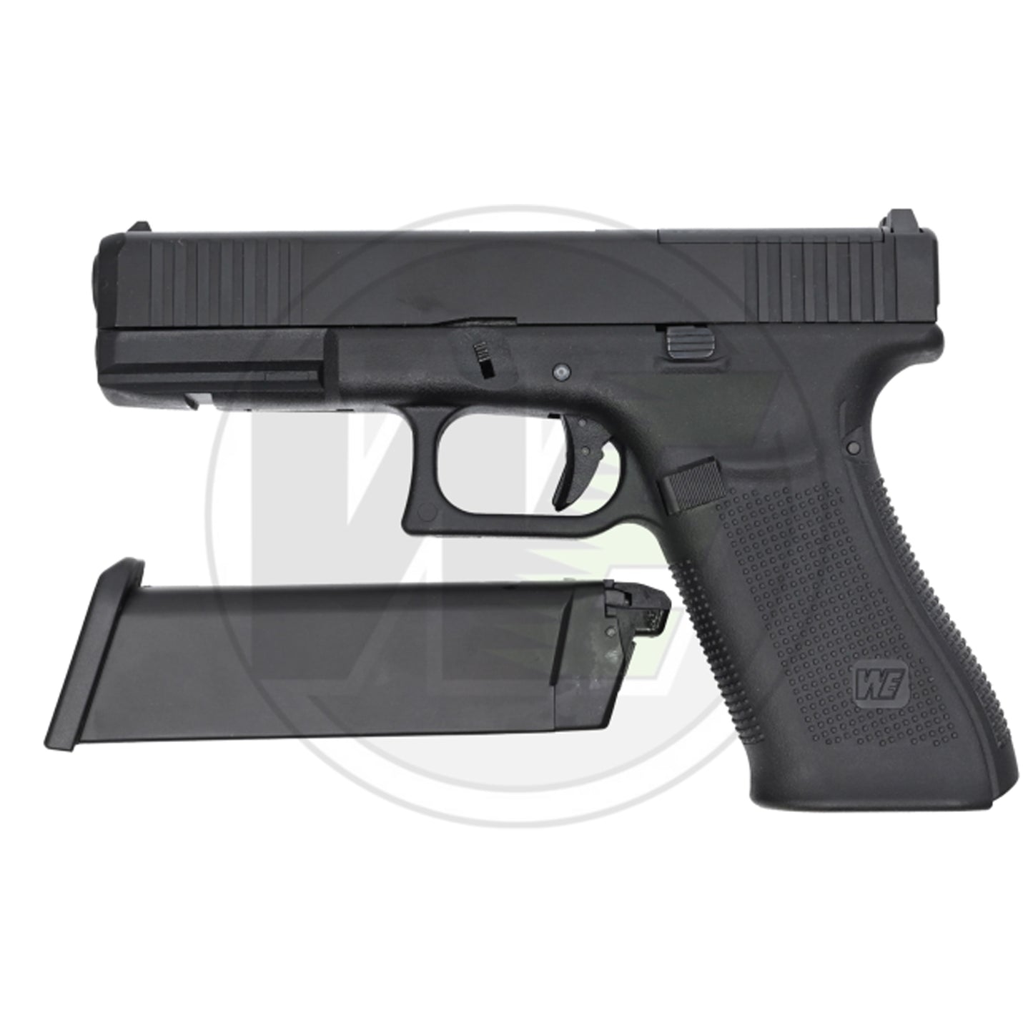 WE AIRSOFT, Glock 17 Gen5, Gas Blowback Pistol, 110mm Barrel - Black