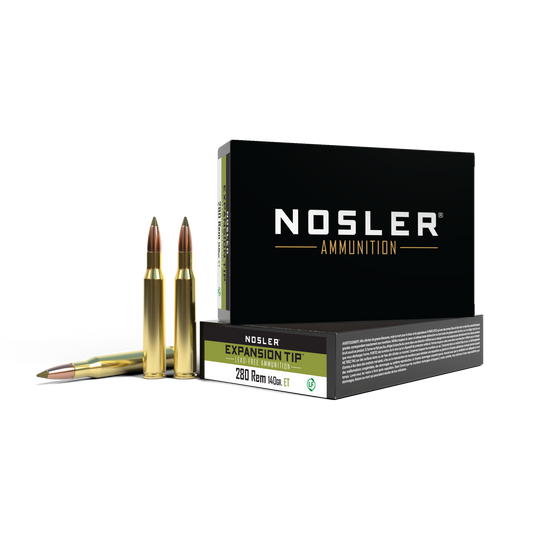 Nosler .280 Remington 140gr E-Tip Lead Free Hunting Ammo (20)