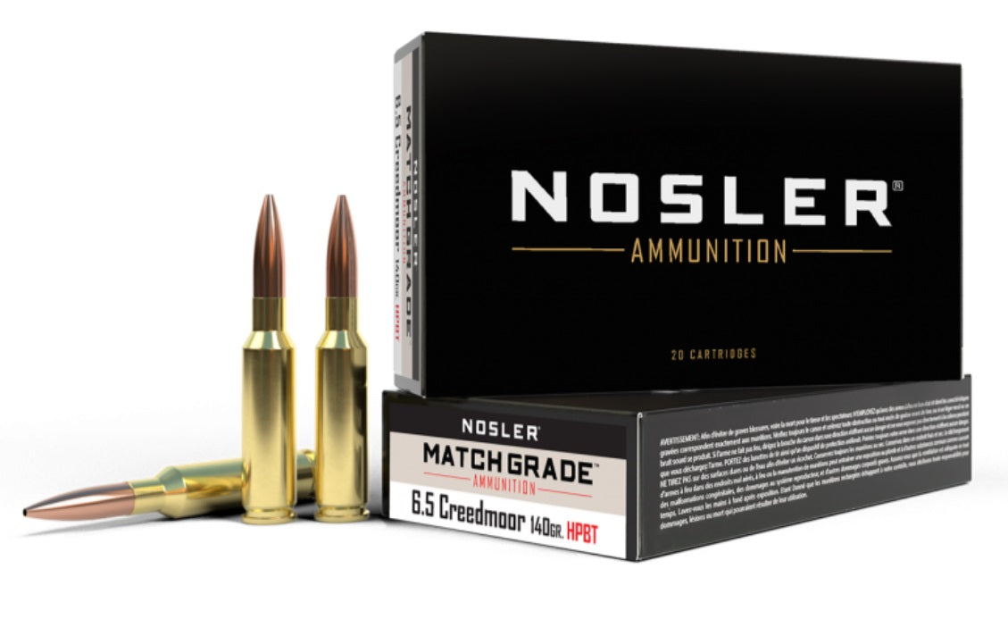 Nosler 6.5 Creedmoor 140GR. Match