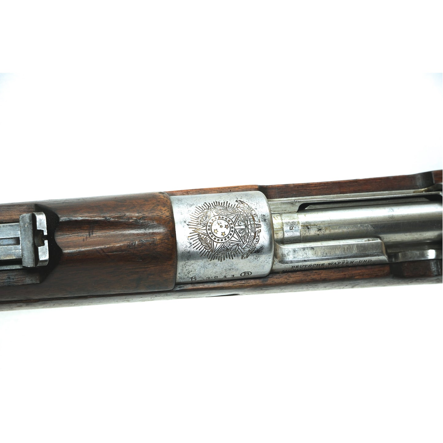 Brazilian 1908 Mauser 98, Bolt Action, 7x57 Mauser, 29" Barrel - Matching