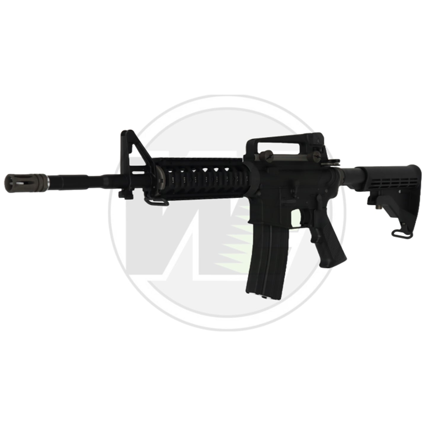 WE AIRSOFT, M4 RIS, Gas Blowback Rifle, 363mm Barrel  - Black