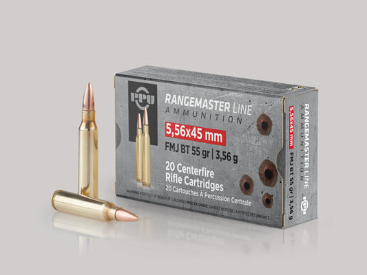 5.56x45mm PPU Rangemaster Rifle Ammo