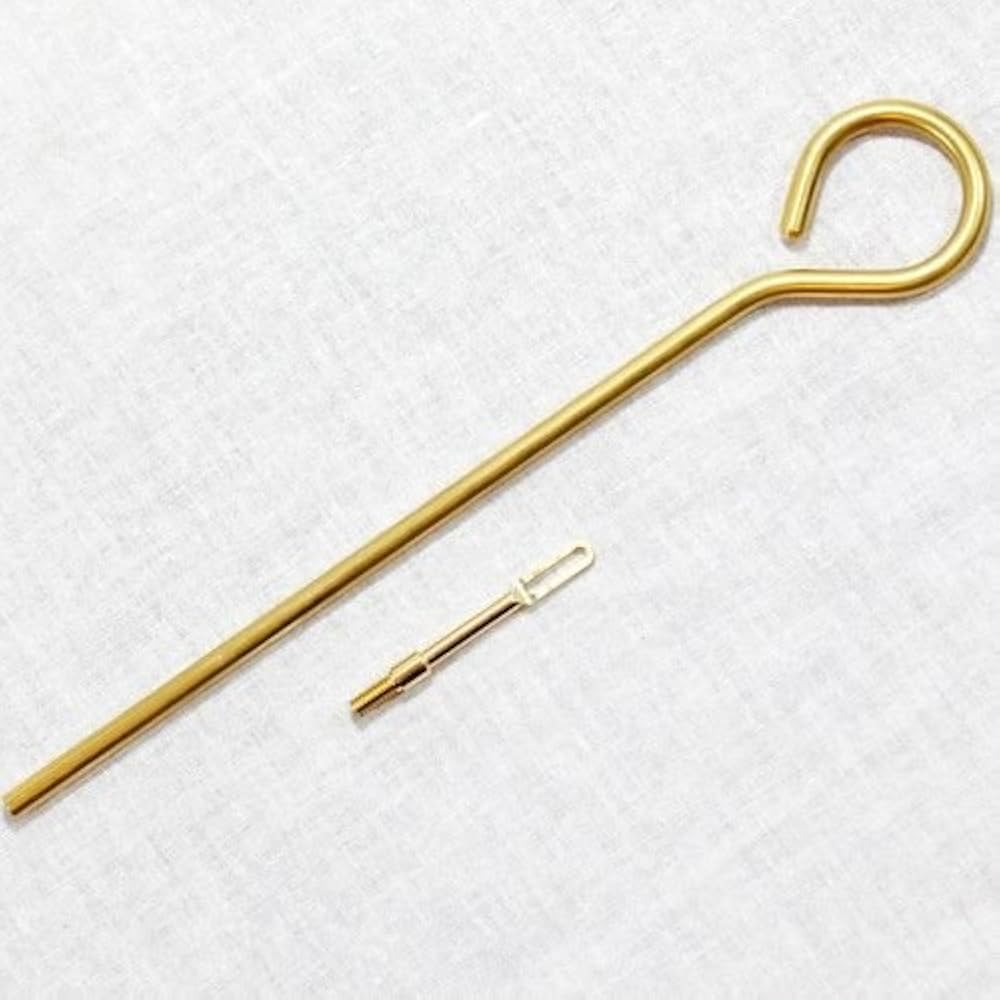 All Cal. Handgun Brass Cleaning Rod - 9" with Loop Jag, 8/32 female end.