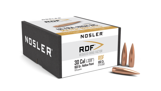 Nosler 30 Caliber 168gr RDF (100ct)