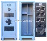 HQ Outfitters Canada Flag 24 Gun Safe, Electronic Keypad, Fire Rated 30Min 1400F/760C, Door Panel Storage, 55"x23.5"x21", Blue/Grey Canada Flag Exclusive