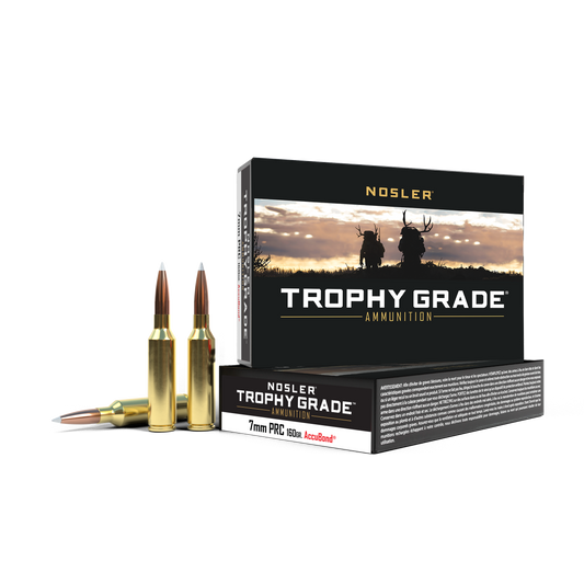 Nosler 7mm PRC 160gr AccuBond Trophy Grade Ammunition