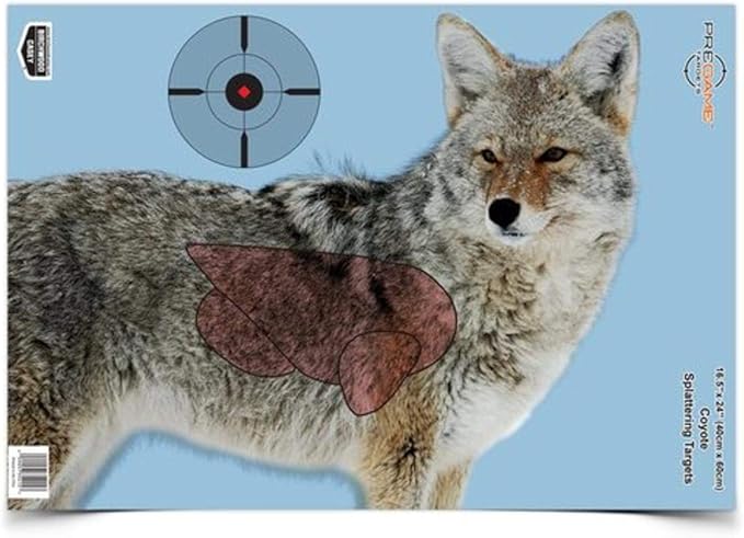 PREGAME SPLATTERING COYOTE TARGET 3/PKG