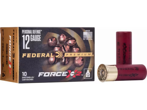 Federal 12 Gauge Premium Force X2 1.75″ 00 Buck Shot (Shorty Shells)