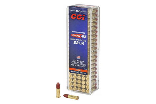 CCI Clean-22 22LR 40 gr Lead Round Nose High Velocity