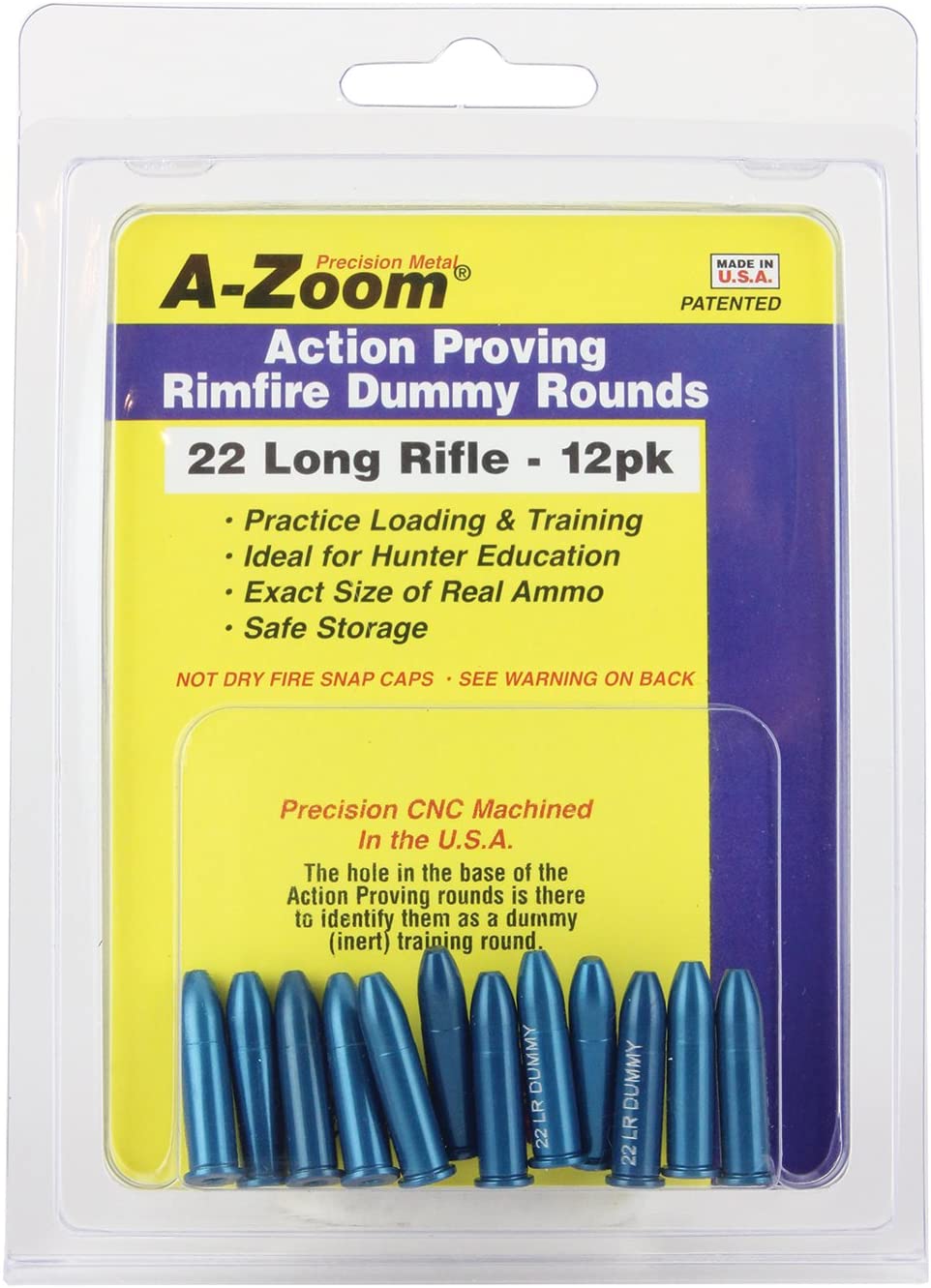 Lyman A-Zoom .22 LR Action Dummy Rounds 12pk