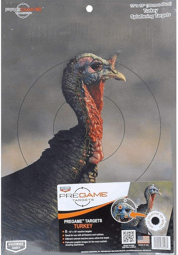 PREGAME SPLATTERING TURKEY TARGET 8/PKG