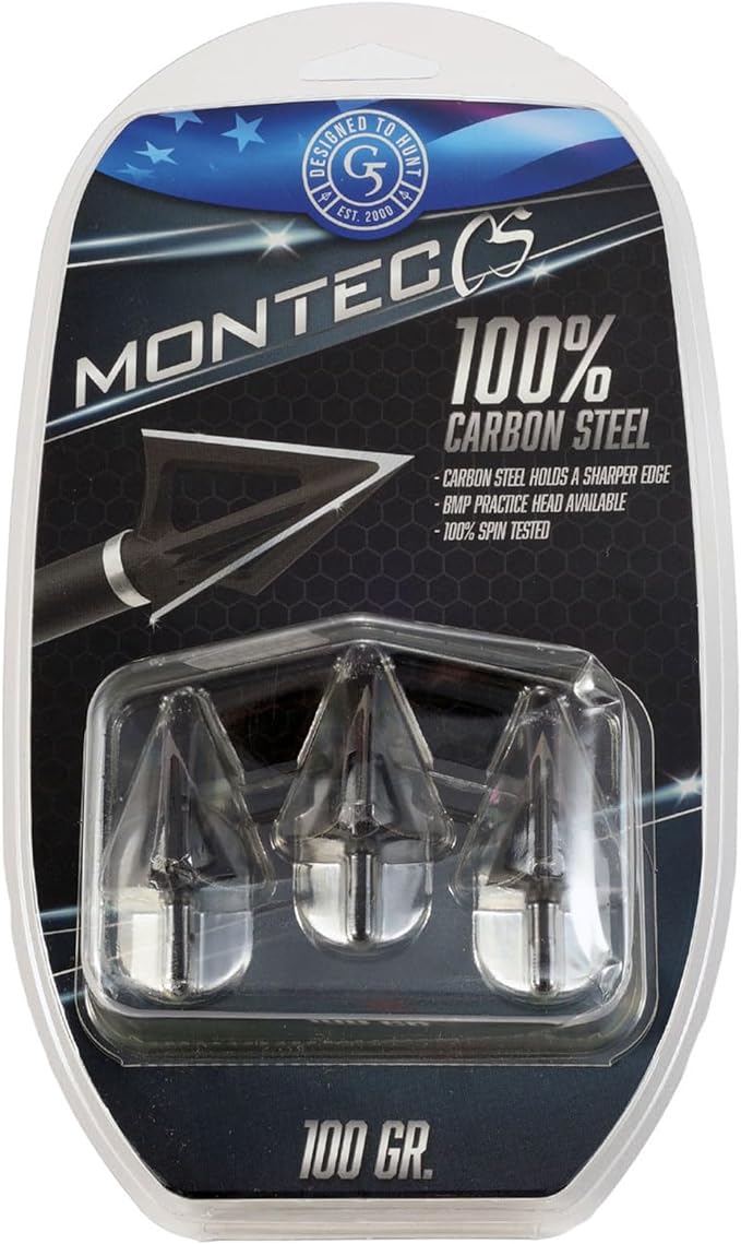 Montec 100gr 3-Blade Fixed Broadhead