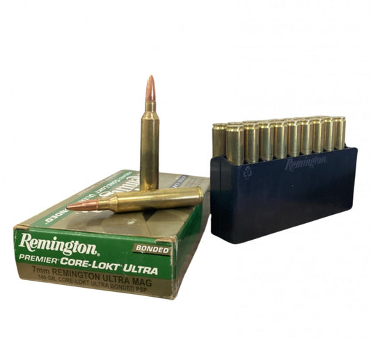 7mm Remington Ultra Mag 140 Gr. Core-Lokt Ultra Bonded PSP