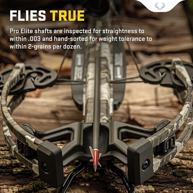 Non-Lighted Pro Elite 400 Carbon Crossbow Arrows