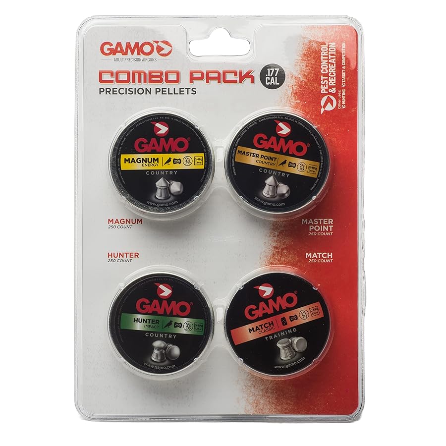 Gamo Combo Pack 1000 Assrted Pellets .177