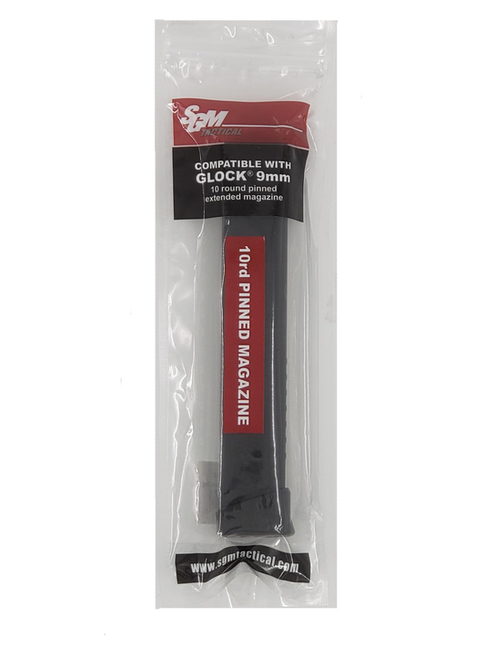 SGM 9mm Glock Mags, Pinned to 10 rds