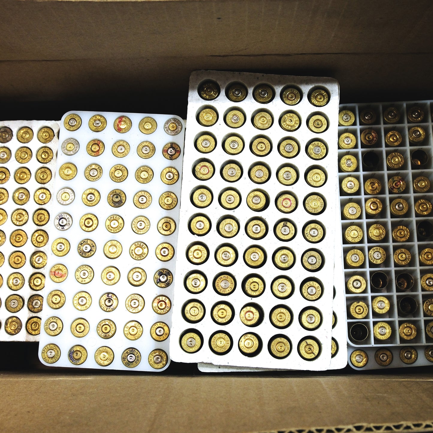 Fired 9mm Brass Casings - Over 1000 pieces