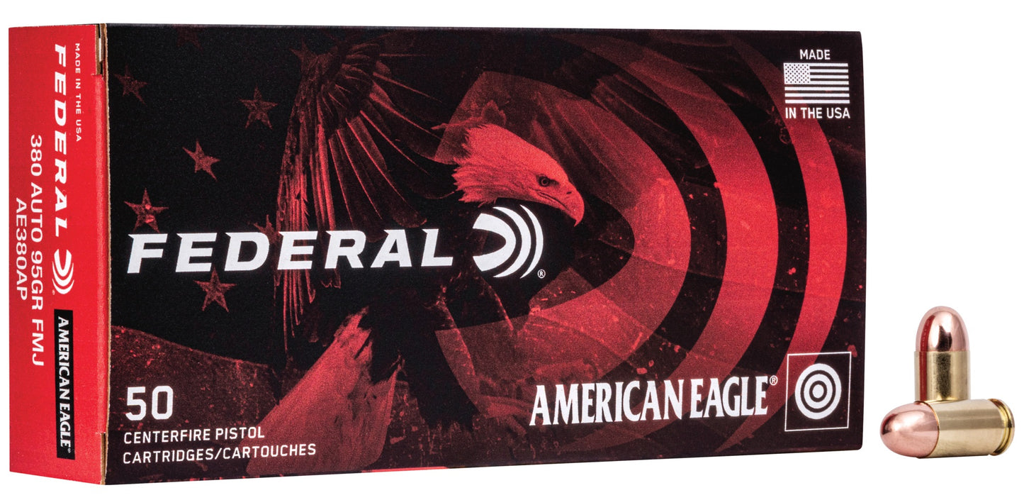 Federal American Eagle 380 Auto 95 Grain