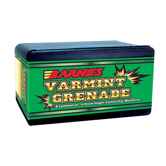 Barnes 20 Calibre, 26 Grain, Varmint Grenade Bullets