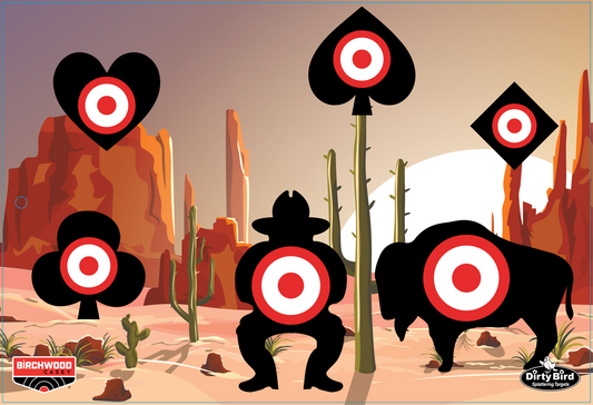 12" X 18" Aces High Dirty Bird Target - Birchwood Casey