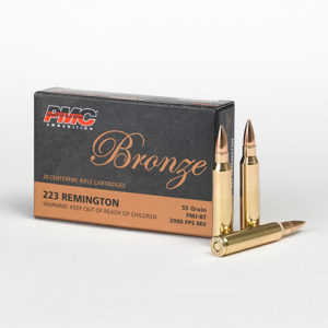 PMC Ammo Bronze 223 Rem 55gr FMJBT 20rds