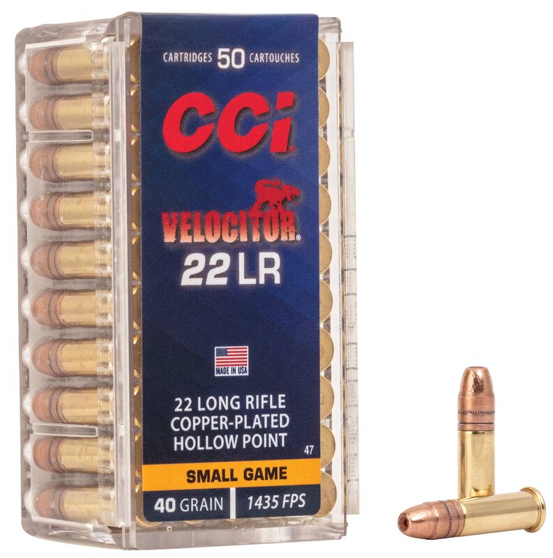 CCI Velocitor HP 22 LR 40 Grain