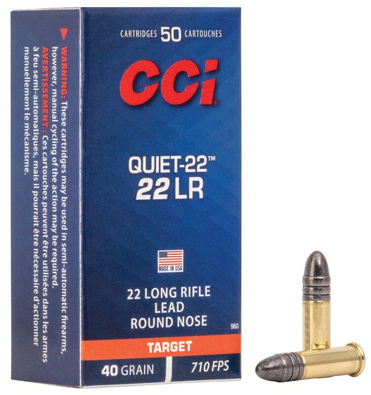 CCI QUIET 22 LR 40GR LRN