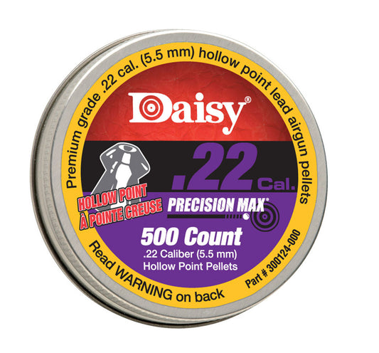 Daisy .22 Cal Hallow Point Pellets 500/Tin