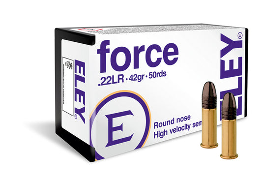 Eley .22 LR Force Ammunition