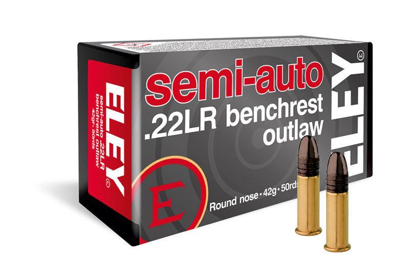 Eley .22 LR Semi-Auto Benchrest Outlaw Ammunition