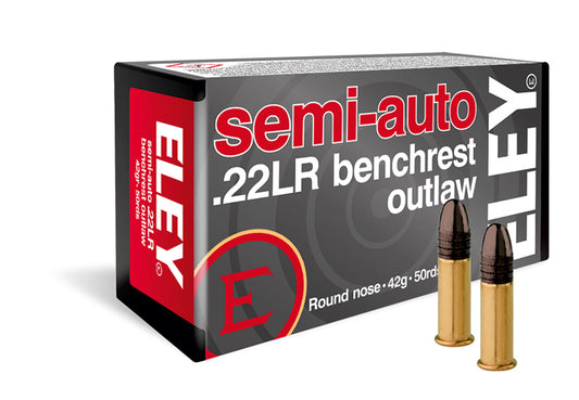 Eley .22 LR Semi-Auto Benchrest Outlaw Ammunition