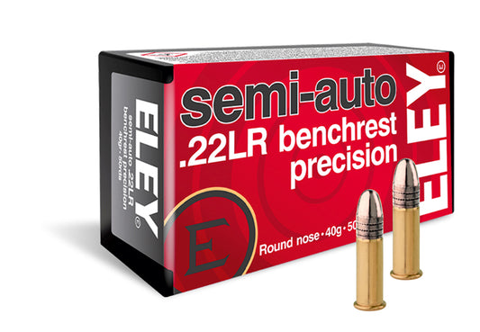 Eley .22 LR Semi-Auto Benchrest Precision Ammunition