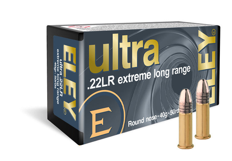 Eley Ultra Extreme Long Range, .22 LR, Round Nose, 40gr