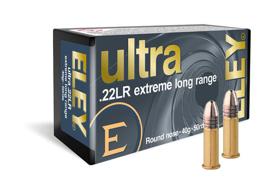 Eley Ultra Extreme Long Range, .22 LR, Round Nose, 40gr