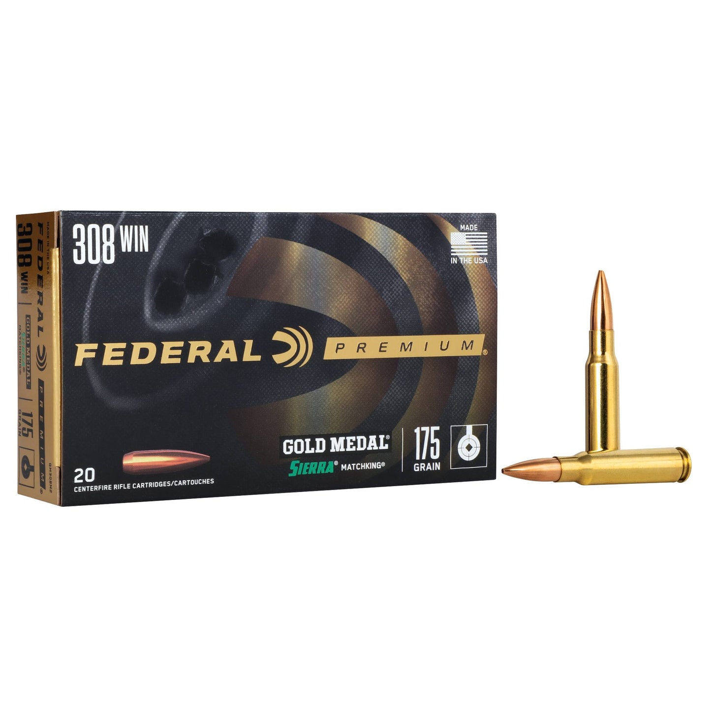 Federal Gold Medal Sierra MatchKing, .308 Win, 175 Grain